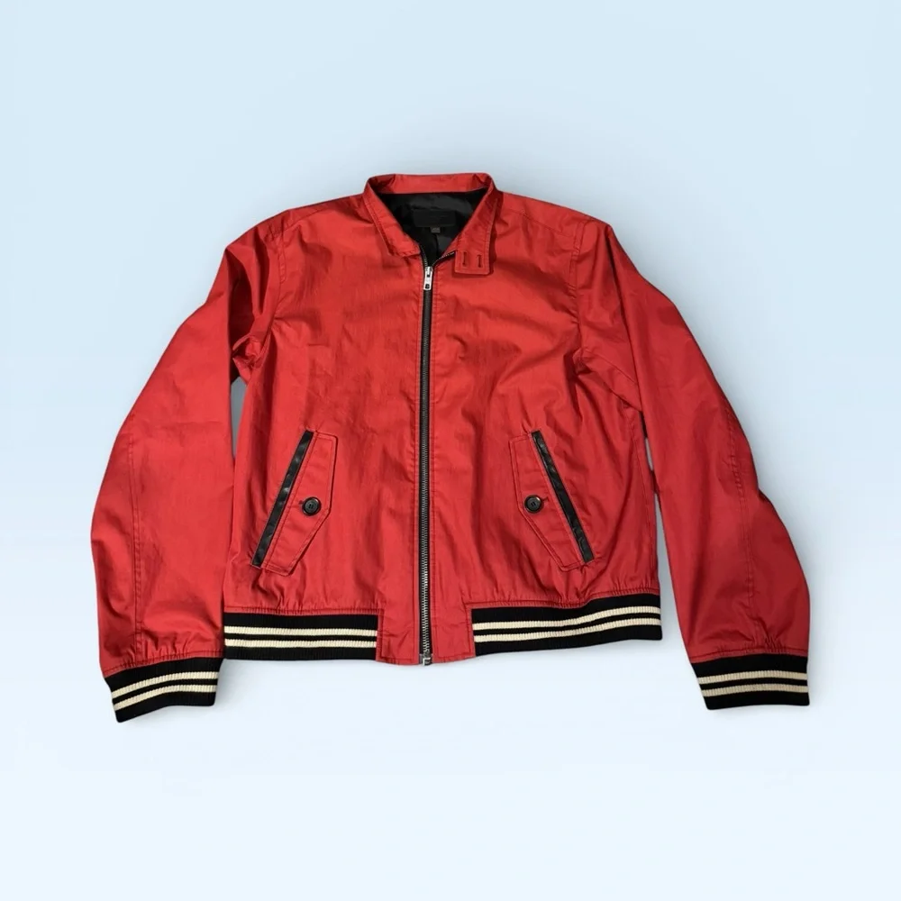 Coach Red Mens Barracuda Jacket - Picture 2 of 11